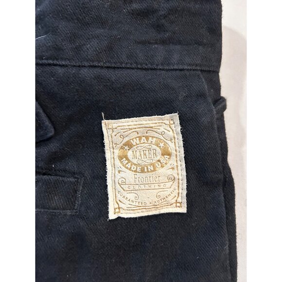 Wah Maker Mens Frontier Trousers Cinch Back Western Vintage‎ Made in USA  Sz 36" - Picture 4 of 7